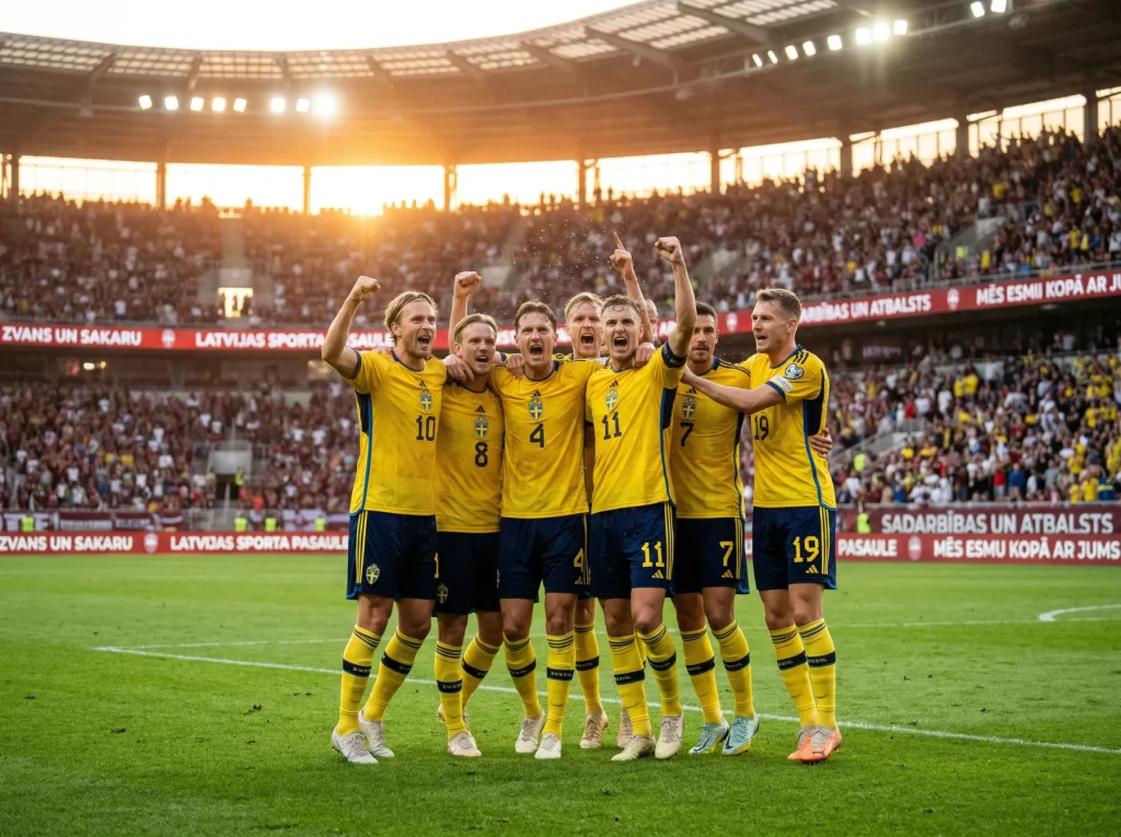 Zviedrijas futbola izlase Pasaules kausa 2026 turnīrā — komandas analīze Baltijas reģiona skatītājiem